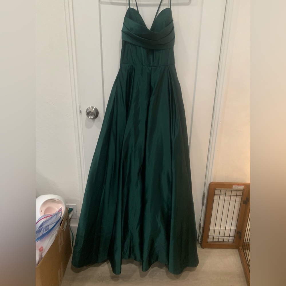 Blondie Nites Dark Green Gown